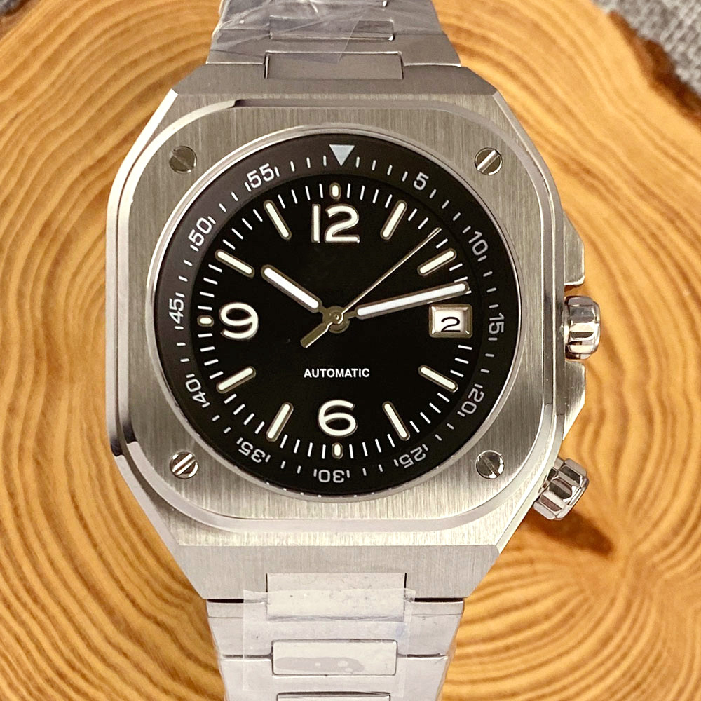 Rolex Watch Submariner - Reloj mecánico de acero cuadrado de