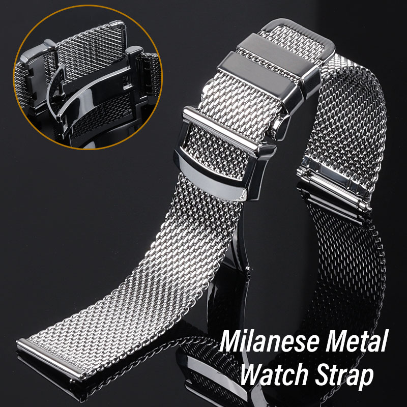 Mesh Strap Metal - Correa de reloj de malla milanesa