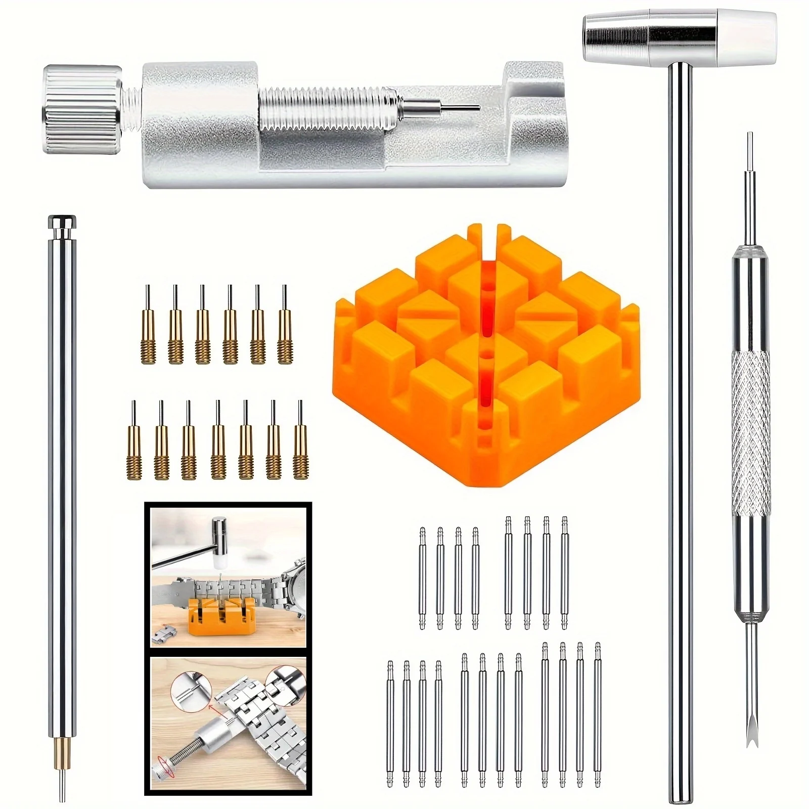 Spring Bar Tool Set - 41 unids/set de eslabones de reloj,