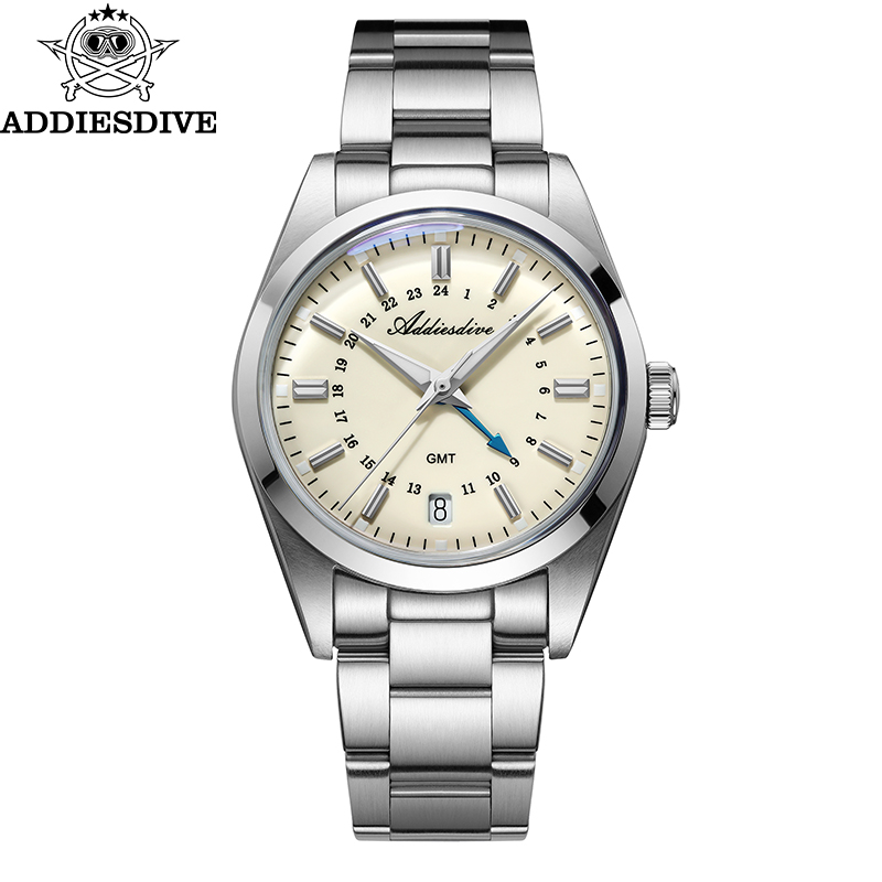 Stainless Bracelet Diver - ADDIESDIVE marca novedosa 36mm reloj GMT
