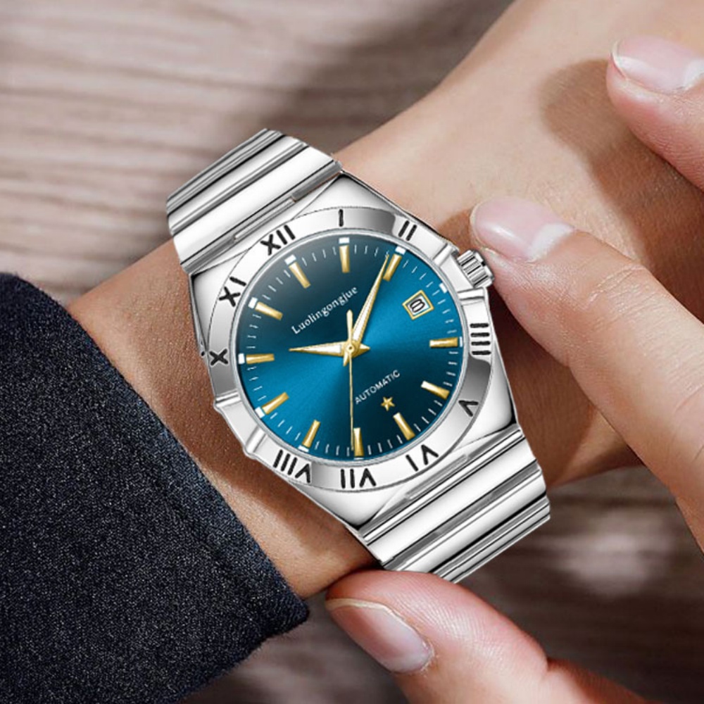 Butterfly Clasp Deployant - Reloj de hombre informal de negocios