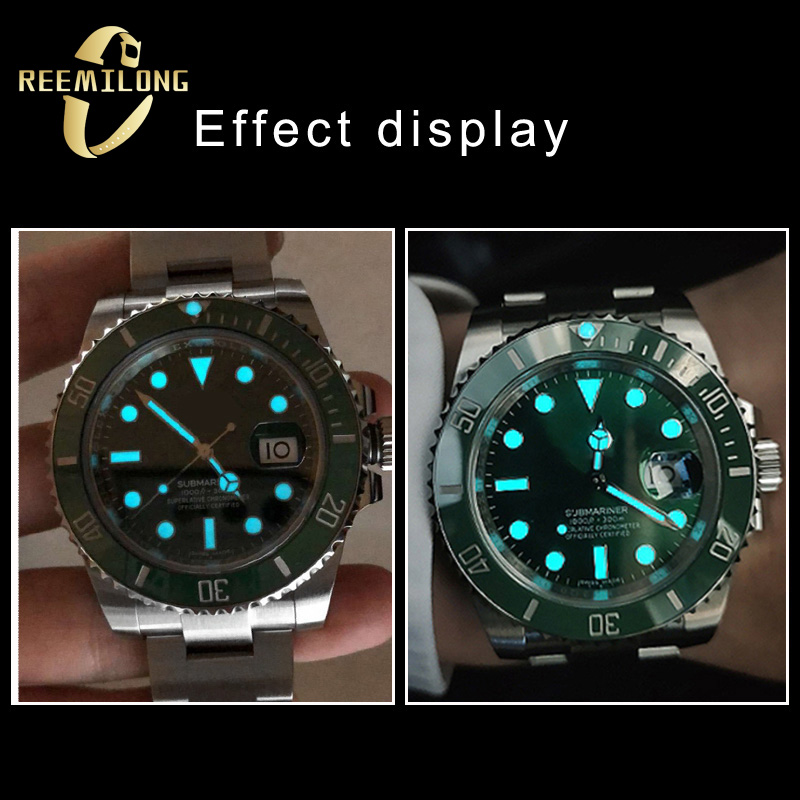 Cuentas luminosas azules y ver - Rolex Watch Submariner reseña y precio