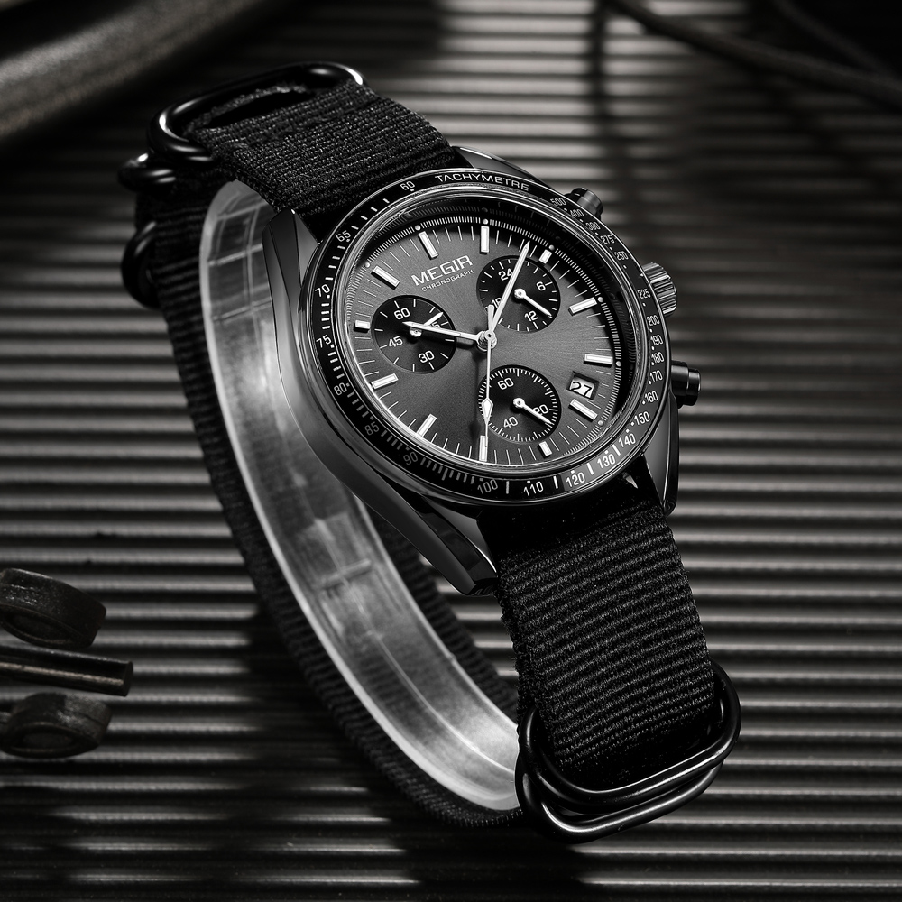 MEGIR, nuevos relojes de lujo  - Canvas Strap Watch reseña y precio