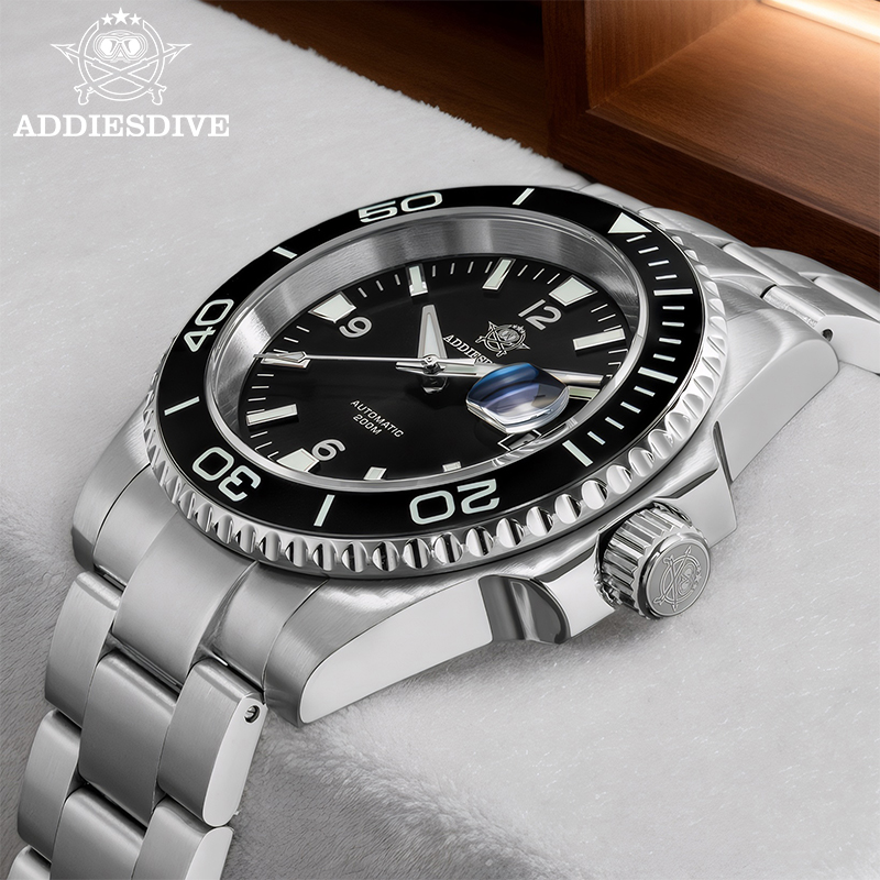ADDIESDIVE nuevo reloj de rega - Stainless Bracelet Diver reseña y precio