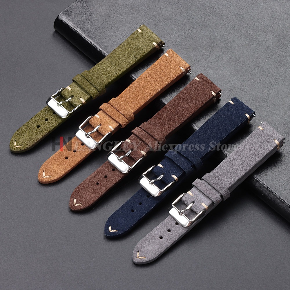 Correa de reloj de gamuza suav - Suede Strap Watch reseña y precio