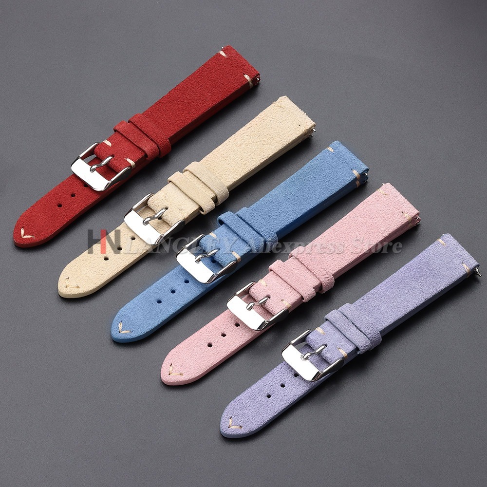 Correa de reloj de gamuza suav - Suede Strap Watch reseña y precio