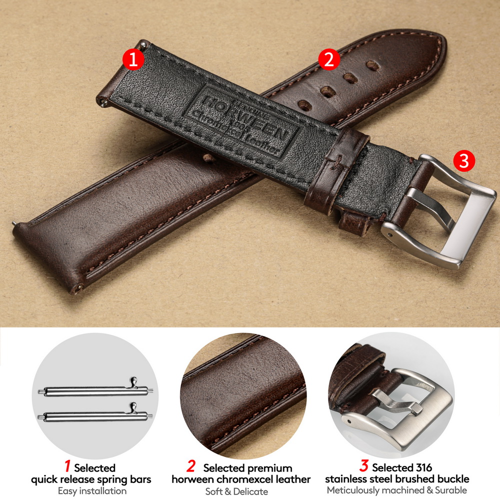 Correas de reloj Hemsut de cue - Suede Strap Watch reseña y precio