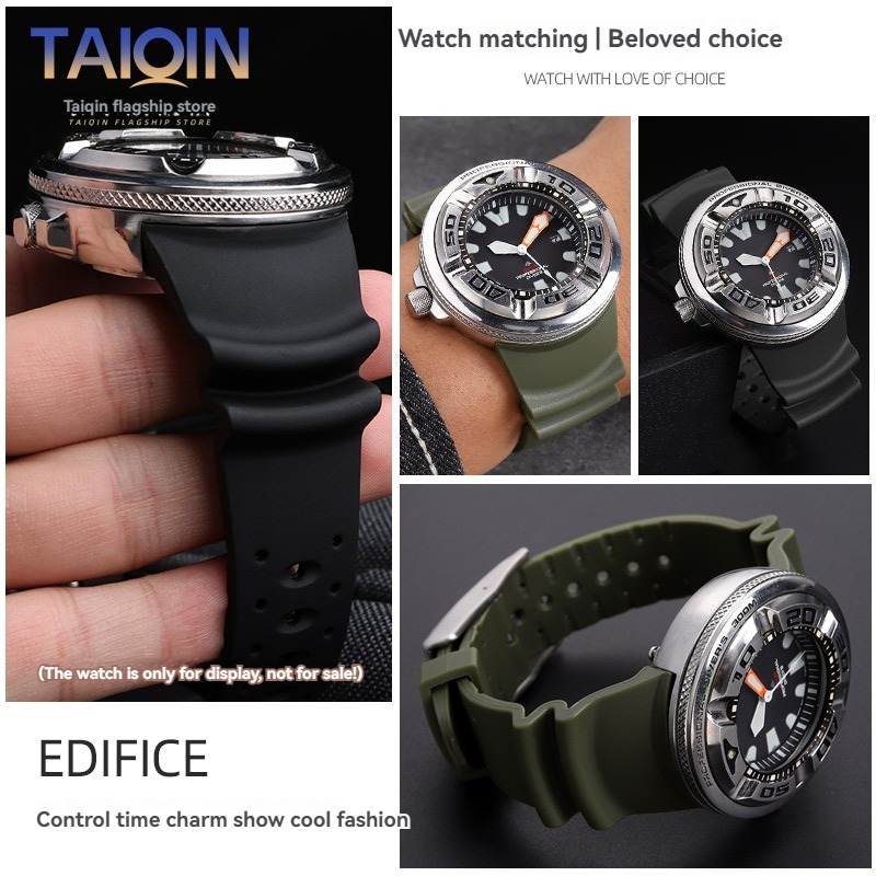 Correa de reloj de silicona de - Citizen Watch Promaster reseña y precio