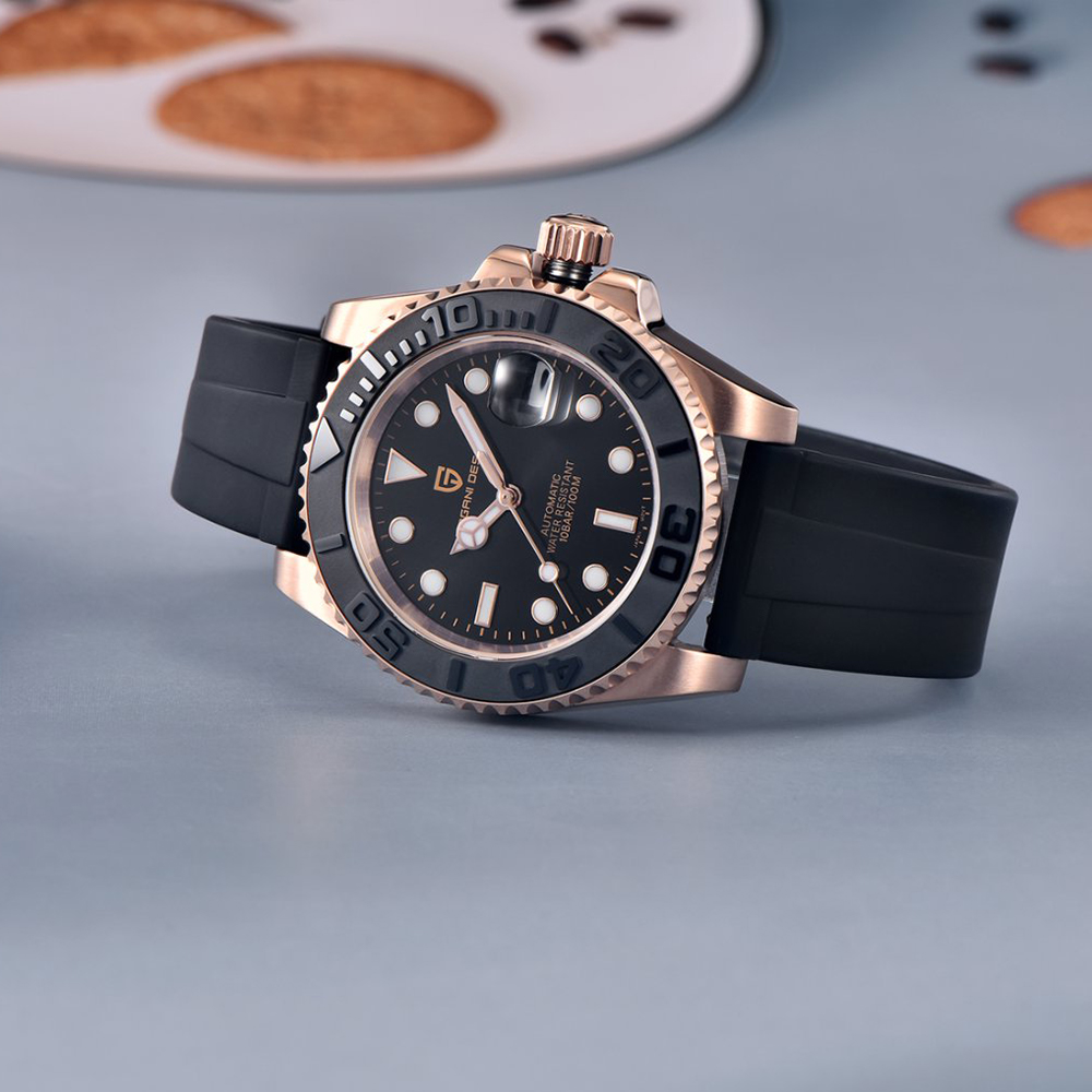 Reloj Automático PAGANI DESIGN - Rubber Strap Diver reseña y precio