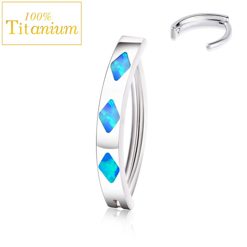Piercing de ombligo de titanio - Curved Spring Bar reseña y precio