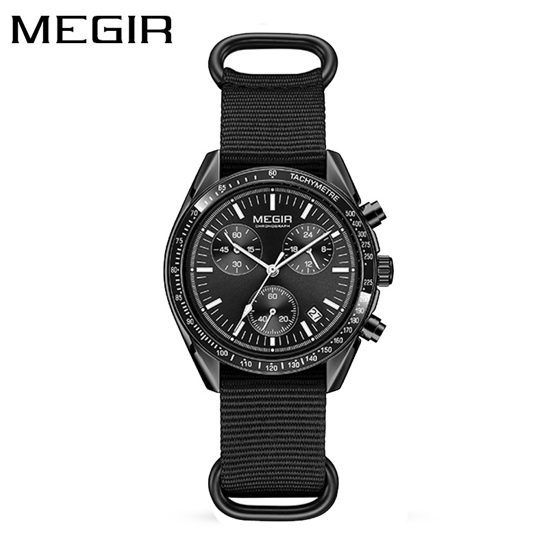 Reloj MEGIR 2247 Nuevo de Lujo - Canvas Strap Watch reseña y precio