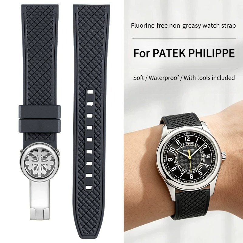 La correa del reloj de caucho  - Patek Philippe Watch Calatrava reseña y precio