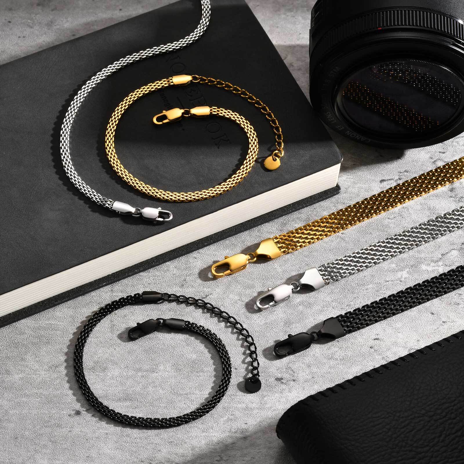 Pulsera de cadena con correa d - Mesh Strap Metal reseña y precio