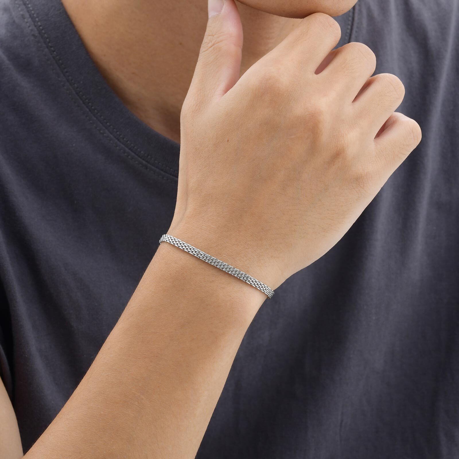 Pulsera de cadena con correa d - Mesh Strap Metal reseña y precio