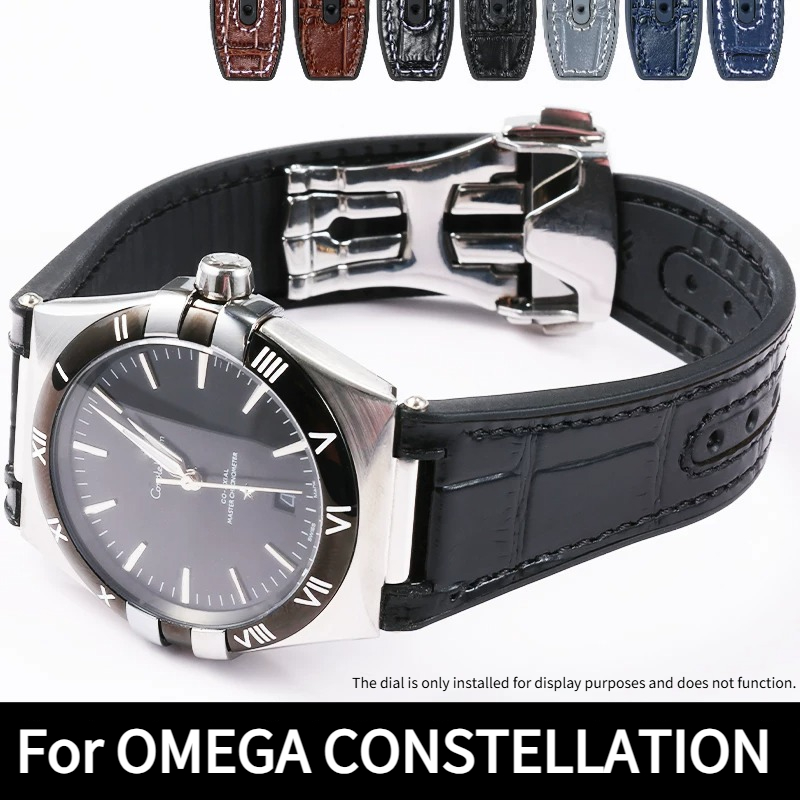 Correa de reloj de cuero genui - Omega Watch Constellation reseña y precio