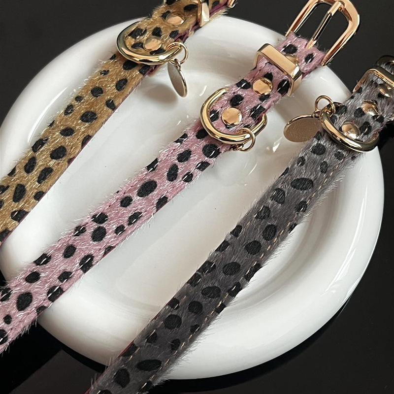 Collar para perro pequeño con  - Leather Strap Quick Release reseña y precio