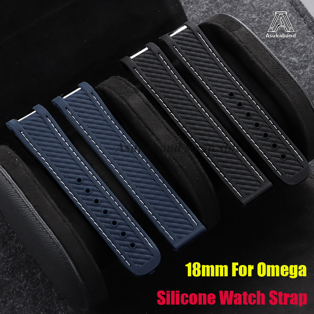 Correa de reloj de silicona de - Omega Watch Seamaster reseña y precio