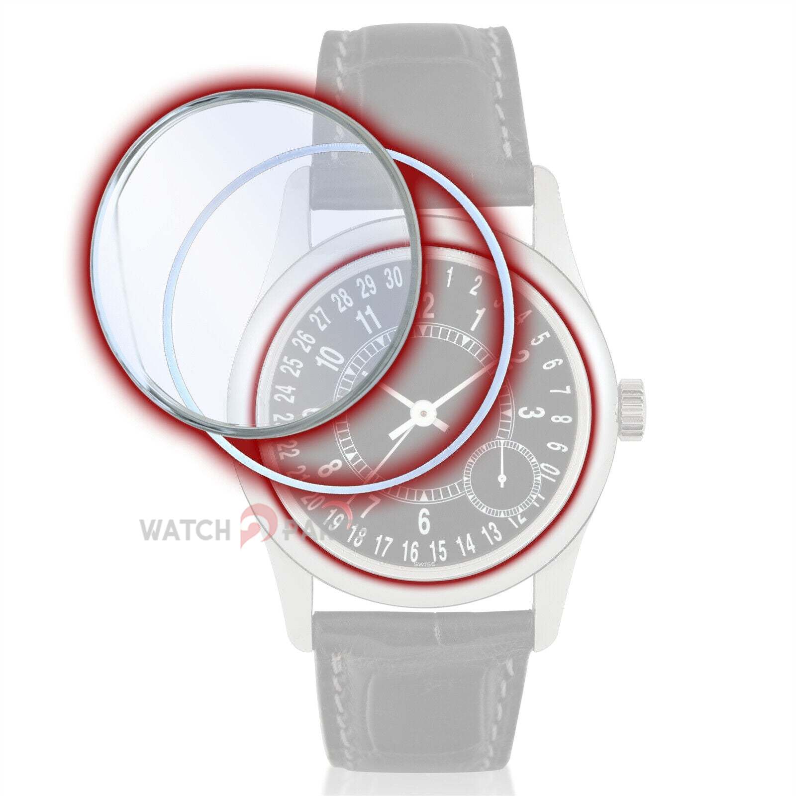 Cristal de reloj de cristal de - Patek Philippe Watch Calatrava reseña y precio