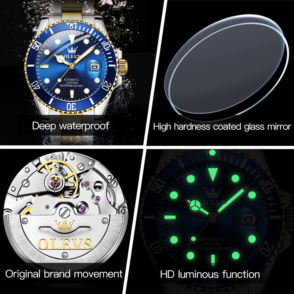 OLEVS 6650 Reloj para hombre,  - Cartier Watch Tank reseña y precio