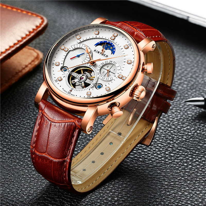 Marca de lujo KINYUED, reloj m - Rolex Watch Daytona reseña y precio