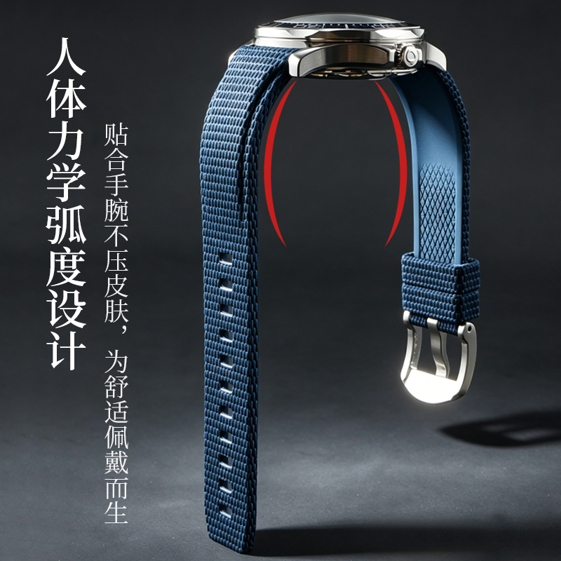 Correa de reloj de caucho fluo - Omega Watch Speedmaster reseña y precio