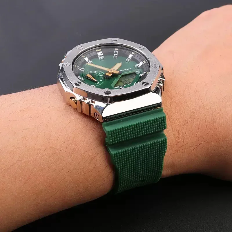 Correas de reloj de goma para  - Casio Watch G-Shock Ga-2100 reseña y precio