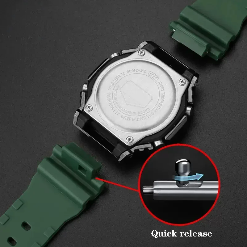 Correas de reloj de goma para  - Casio Watch G-Shock Ga-2100 reseña y precio