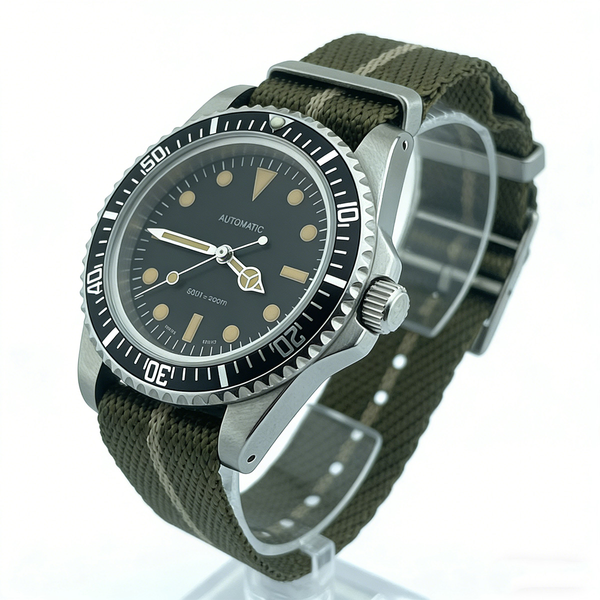 Reloj de buceo retro de 39.5mm - Tropic Strap Vintage reseña y precio